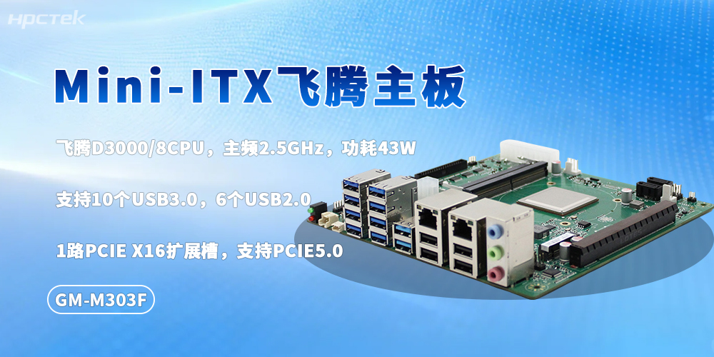 M-ITX飛騰D3000主板：國產芯底氣、靈活多適配(圖2)